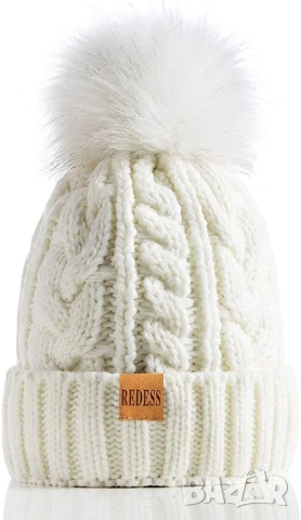 Зимна двуслойна шапка