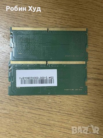 2 броя РАМ/RAM памет 8GB DDR5 4800 Samsung, снимка 2 - Друга електроника - 51076574