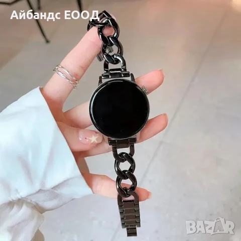 Каишка от НЕРЪЖДАЕМА стомана за Samsung/Huawei/Garmin/Amazfit, снимка 4 - Каишки за часовници - 49423006