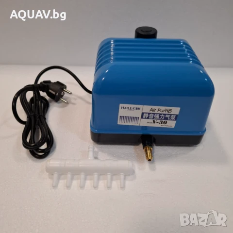 Компресор за въздух за аквариуми HAILEA, снимка 2 - Оборудване за аквариуми - 51117031
