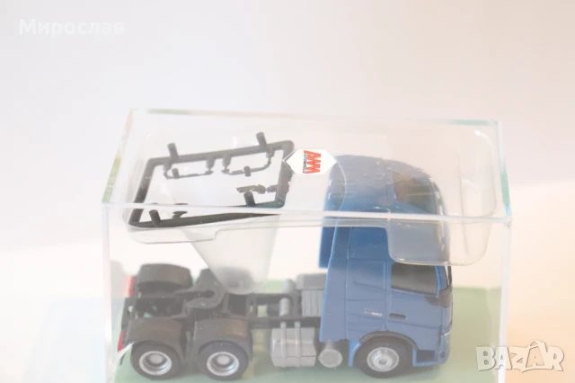AWM H0 1/87 VOLVO ВЛЕКАЧ КАМИОН МОДЕЛ ТИР СИН, снимка 6 - Колекции - 50784267