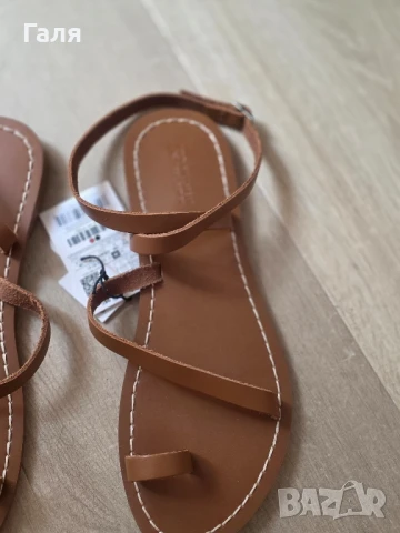 Сандали Pull Bear естествена кожа , снимка 2 - Сандали - 50827782