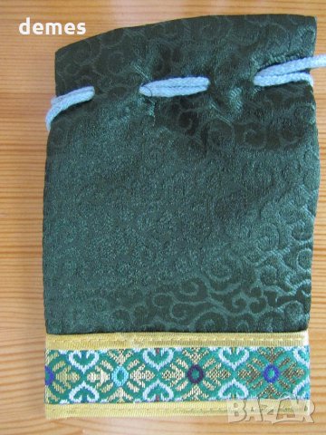 Традиционна торбичка тип пунгия от плат DELL от Монголия-3, снимка 8 - Други ценни предмети - 28727238