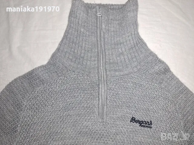 Bergans of Norway Ulriken Lady Jumper (S) мерино 100% merino wool, снимка 7 - Блузи с дълъг ръкав и пуловери - 49122193