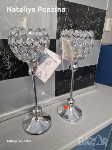 2 броя свещници, снимка 1