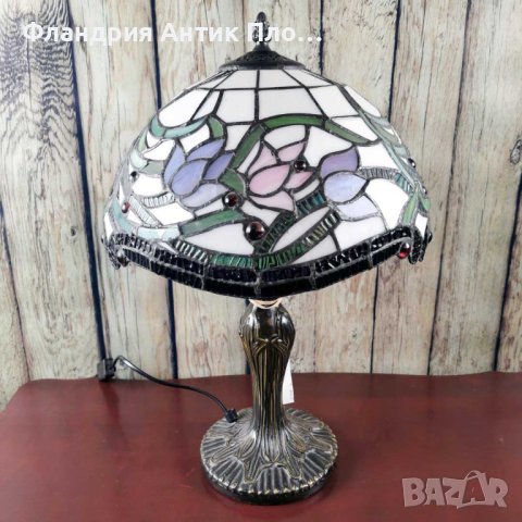 Лампа Тифани - Tulip Fleur , снимка 6 - Настолни лампи - 43376907