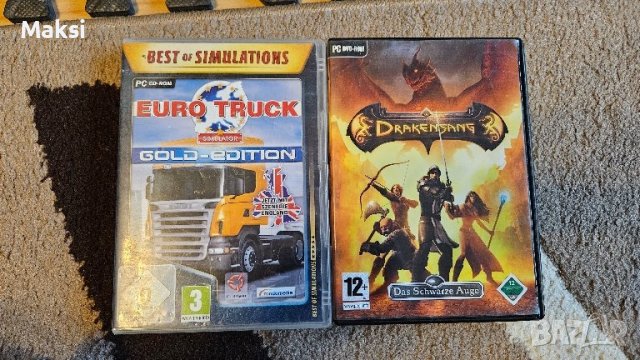  Euro Truck Simulator & Drakensang PC, снимка 1 - Игри за PC - 44048007