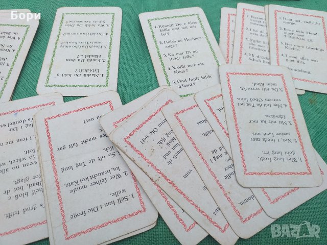 Стари немски карти, снимка 2 - Карти за игра - 32468535