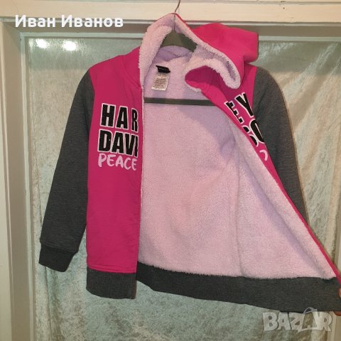 Харли Дейвидсън Harley-Davidson Памучен суичър  размер 7/8, снимка 10 - Детски анцузи и суичери - 43884310