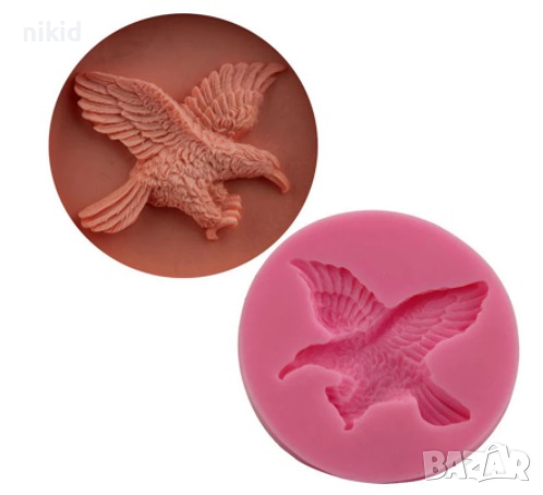 Орел Ястреб Сокол Птица силиконов молд форма за декорация торта фондан шоколад, снимка 2 - Форми - 31428362