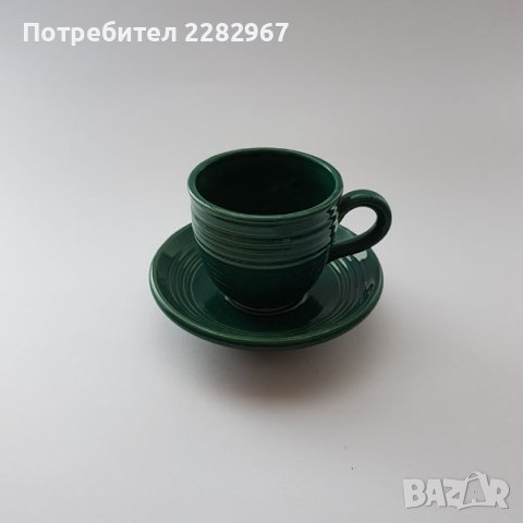 НОВ!!! Сервиз за кафе - 3 чаши + подложки, снимка 1 - Сервизи - 36855401
