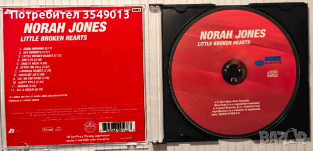 Неофициални cd / цд дискове - нови - Norah Jones, снимка 4 - CD дискове - 53066743