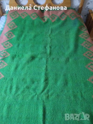 Автентични вълнени одеала, губери и халище, снимка 5 - Покривки за легло - 43592953