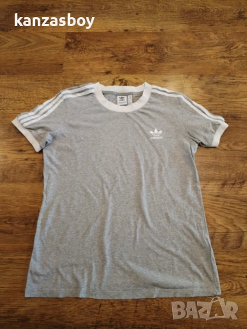 Adidas Women 3 Stripes T Shirt - страхотна дамска тениска КАТО НОВА М, снимка 7 - Тениски - 52171853