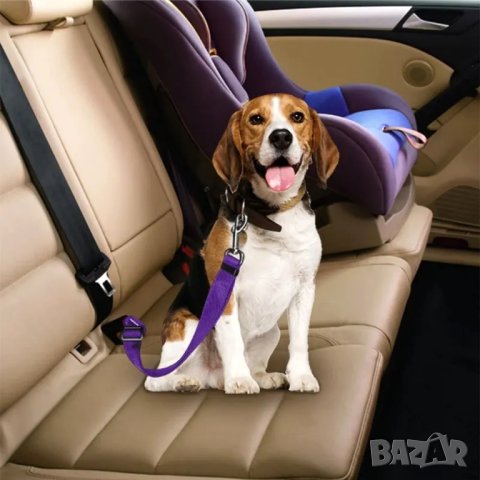 Повод за кола. Предпазен колан за кола за куче. Поводи за кучета. Повод - колан за куче. Каишка, снимка 4 - За кучета - 27560421