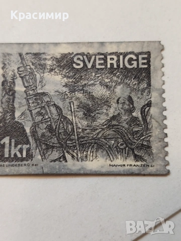Винтидж ПОЩЕНСКА марки Швеция , снимка 7 - Филателия - 53206114