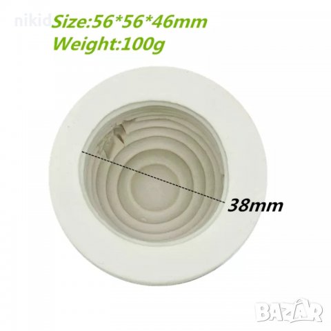 3D пчелно гнездо восъчна клетка с пчела кошер силиконов молд форма фондан гипс сапун свещ, снимка 5 - Форми - 18985761