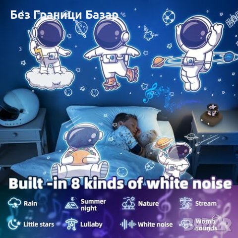 Нов Мултифункционален Прожектор за Сън Cinnyc - Идеален Подарък, снимка 4 - Други стоки за дома - 43666712