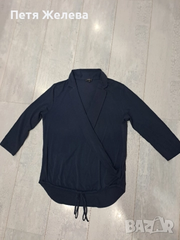 Елегантна блуза JONES (N36) [тип прегърни ме], снимка 2 - Блузи с дълъг ръкав и пуловери - 51678420