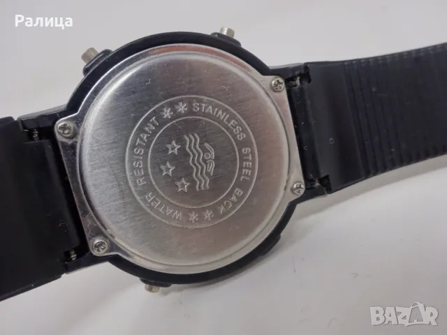 Мъжки електронен часовник хронограф, френски, снимка 8 - Мъжки - 47488216