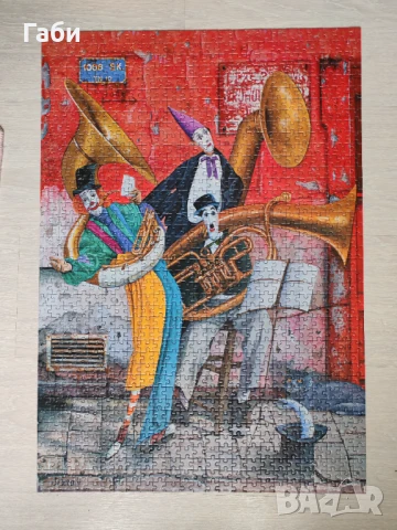 Пъзел от 1000 части Art Puzzle с клоуни, снимка 2 - Пъзели - 51160159