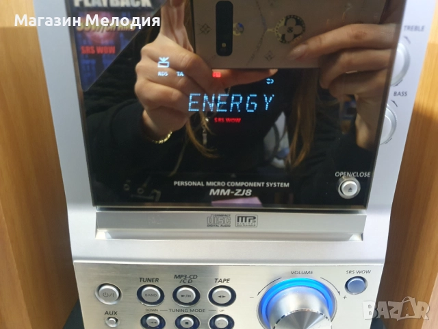 Аудиосистема Samsung MM-ZJ8 с две тонколони и дистанционно. Има ради, дуск, касета и aux. В отлично , снимка 13 - Аудиосистеми - 50737722