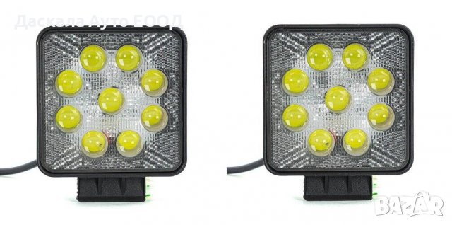 1 бр. 5D ЛЕД БАР LED bar прожектори 27W с 9 Epistar диода , 10-30V, снимка 2 - Аксесоари и консумативи - 37254769
