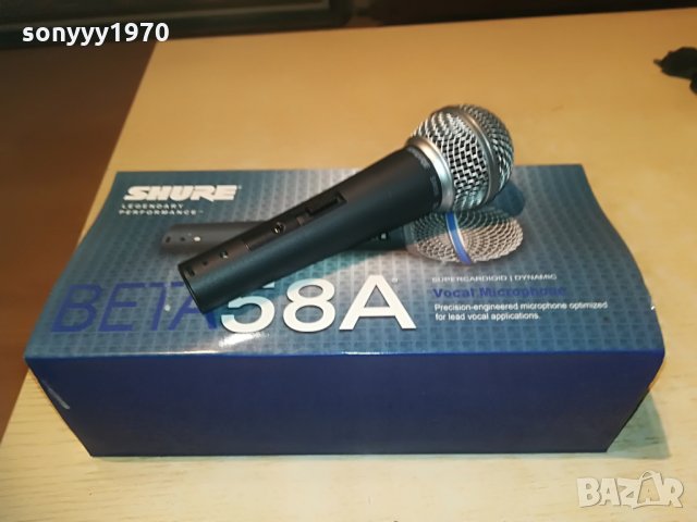 shure sm58-комплект, снимка 10 - Микрофони - 28850931