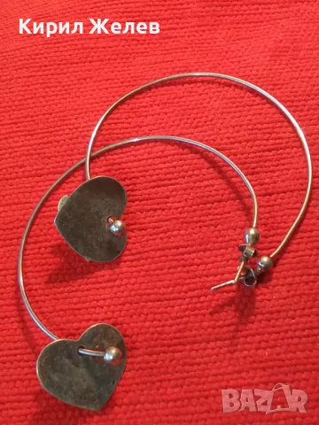 D&G Стилни СРЕБЪРНИ ОБЕЦИ със СЪРЧИЦА СРЕБРО 925 БУТИКОВ АРТ МОДЕЛ ДОЛЧЕ и ГАБАНА 49616, снимка 15 - Обеци - 49379301