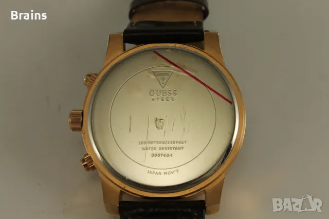 GUESS U0076G4 Розово Злато Мъжки Кварцов Хронограф, снимка 9 - Мъжки - 47584069
