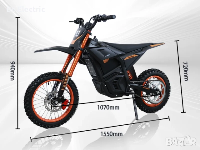 НОВО!! Електрически Pit Bike Valtinsu Em-5 2500W 48V/20.8Ah, снимка 8 - Велосипеди - 52918677