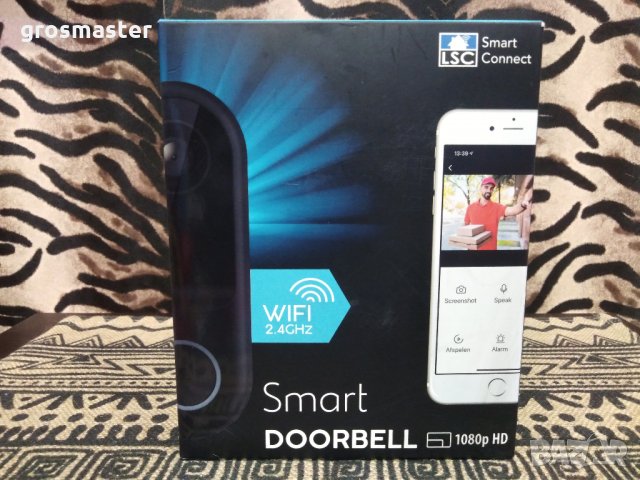 НОВО! Интелигентен звънец с камера и управление през мобилен телефон