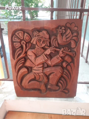 Стара българска дърворезба - ръчна изработка, снимка 7 - Антикварни и старинни предмети - 50942401