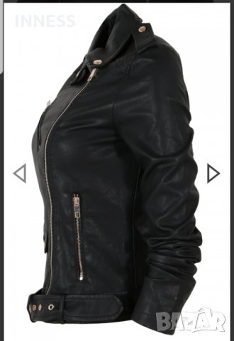 Кожено яке, снимка 14 - Якета - 28916561