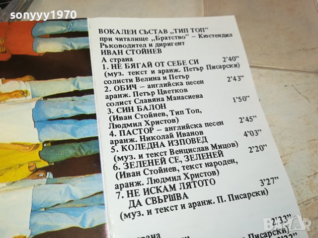ТИП ТОП-БАЛКАНТОН ОРИГИНАЛНА КАСЕТА 2212230838, снимка 7 - Аудио касети - 43510957
