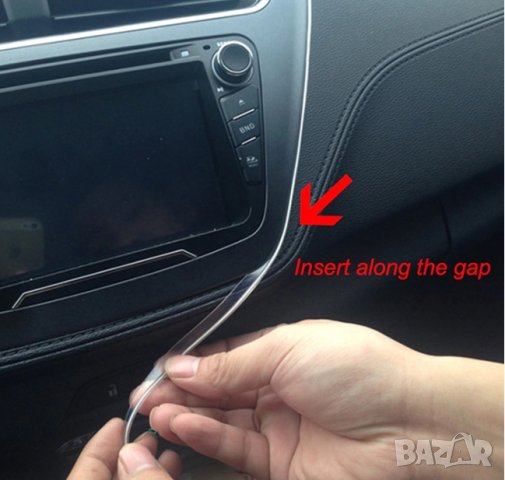 LED лента амбиентно осветление с дистанционно интериор кола автомобил, снимка 3 - Аксесоари и консумативи - 37957785