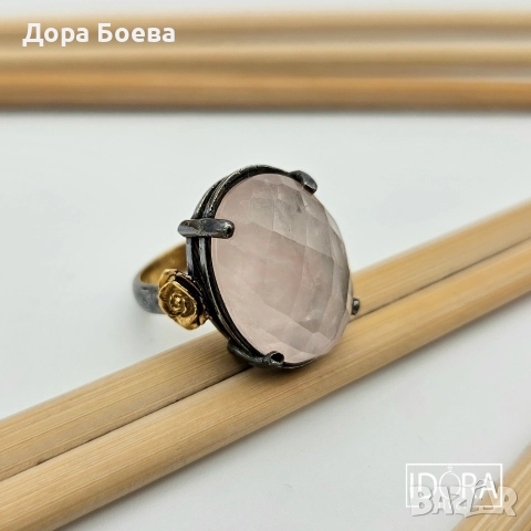 Сребърен пръстен: "Роуз"