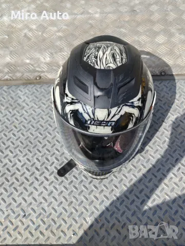 Каска Icon Artists Размер М, снимка 6 - Аксесоари и консумативи - 50367814