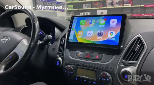 Hyundai Tucson IX35 - 10.1" Android 14 Мултимедия Тускон их35 Навигация Андроид, снимка 4 - Аксесоари и консумативи - 49349930