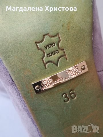 Дамски елегантни обувки LAETITIA KLEIN - естествен велур. Нови!, снимка 5 - Дамски елегантни обувки - 27691363