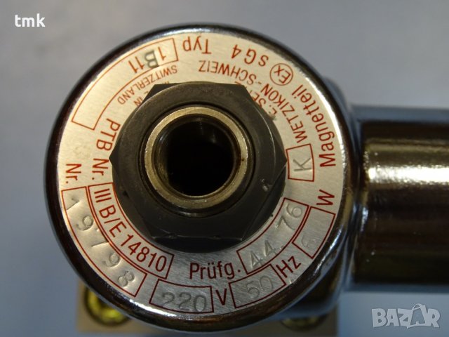 пневматичен разпределител E.SEITZ-WETZIKON 213 1/4 220V, снимка 8 - Резервни части за машини - 37699861