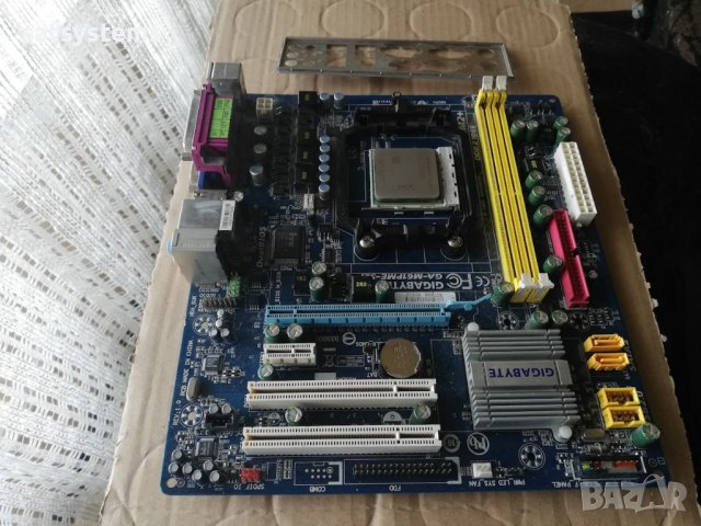 Дънна платка Gigabyte GA-M61PME-S2P Socket AM2+ CPU+FAN, снимка 3 - Дънни платки - 42948349