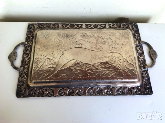 Страхотен Поднос Ръчна Изработка, снимка 6 - Антикварни и старинни предмети - 52125493