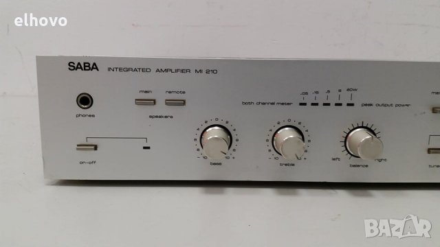 Стерео усилвател Saba MI 210, снимка 3 - Ресийвъри, усилватели, смесителни пултове - 28253267
