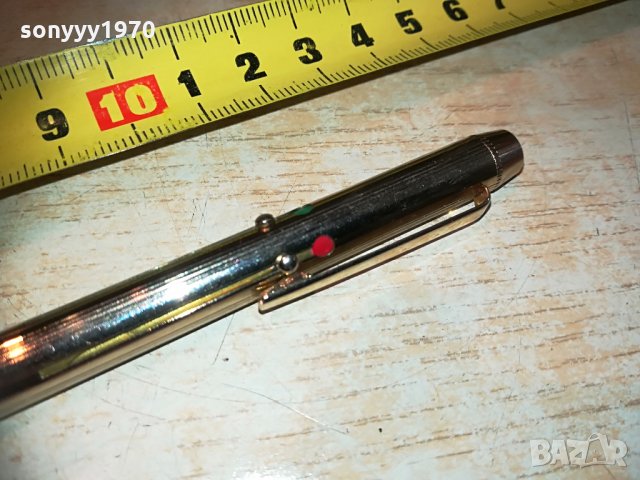 златна метална химикалка с механизъм 4 цвята 0804211149, снимка 3 - Антикварни и старинни предмети - 32471281