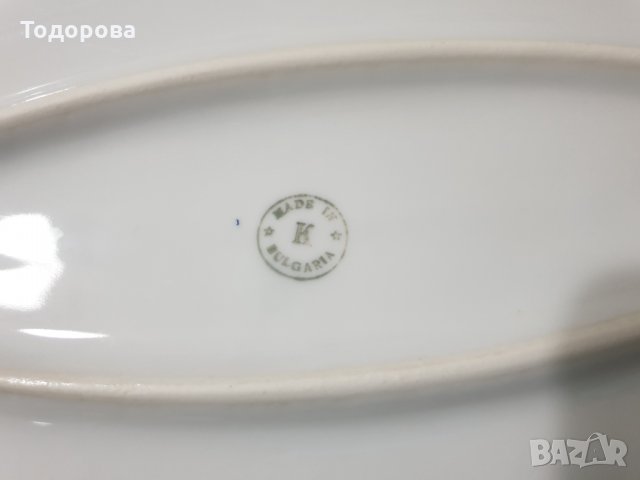 Порцеланов плато-Китка-Нови пазар., снимка 6 - Чинии - 35079478