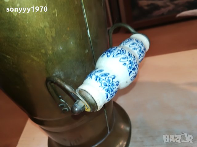 КАНА ГОЛЯМА-МЕД МЕСИНГ-ЗА ЧАДЪРИ ИЛИ КОЛЕКЦИЯ 2005231839, снимка 7 - Антикварни и старинни предмети - 40769467