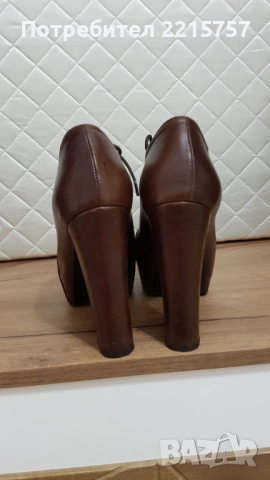 Обувки от естеств.велур и кожа. Италия., снимка 7 - Дамски обувки на ток - 50703107