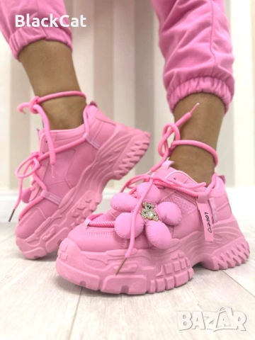 Розови Маратонки, снимка 2 - Маратонки - 52012562