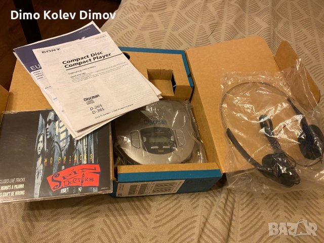 SONY DISCMAN D-365 Ultra Rare BOXED, снимка 9 - Радиокасетофони, транзистори - 43257332